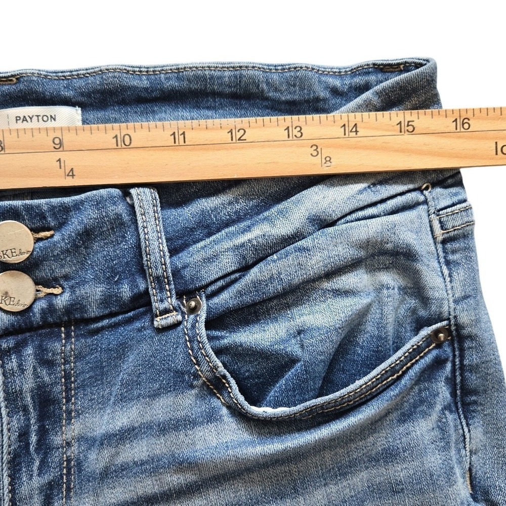 BKE Payton Ankle Skinny Jeans Womens 31x25 Stretch Denim Distressed (31×27) - Picture 3 of 9